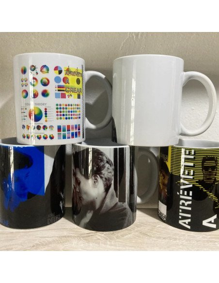 Tazas personalizadas por sublimación con fotografías y diferentes diseños