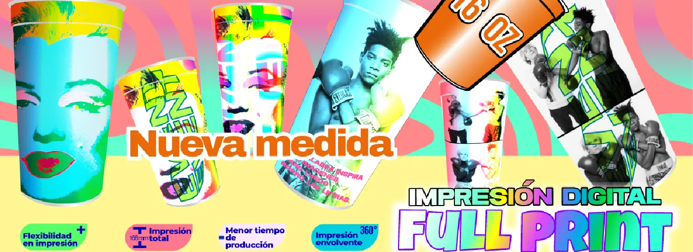 Vasos impresos en 3D personalizados a todo color por T&oacute;nica Dise&ntilde;o